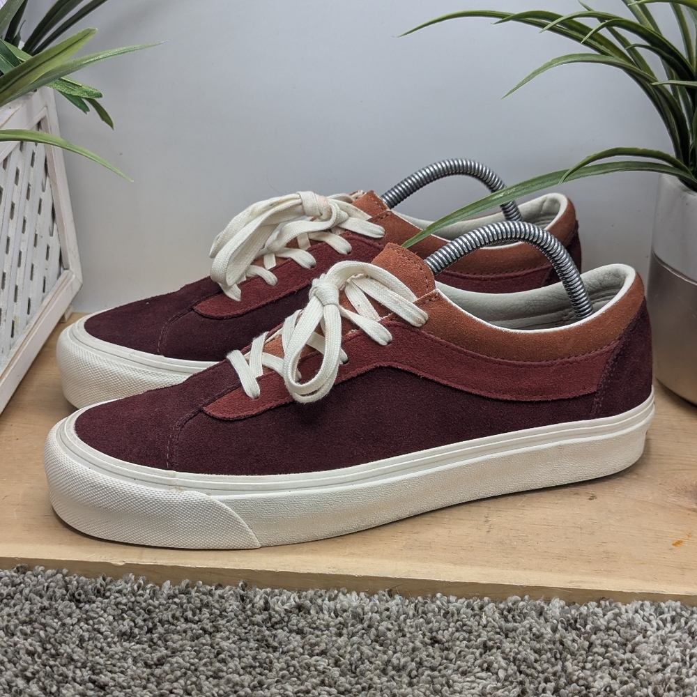 Vans Ultracush Burgundy Tri Shade Mens Size 9 Walking Casual Shoes Women's 10.5